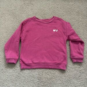 Baby Gap Toddler Girls Pink Sweatshirt in Sz 5T